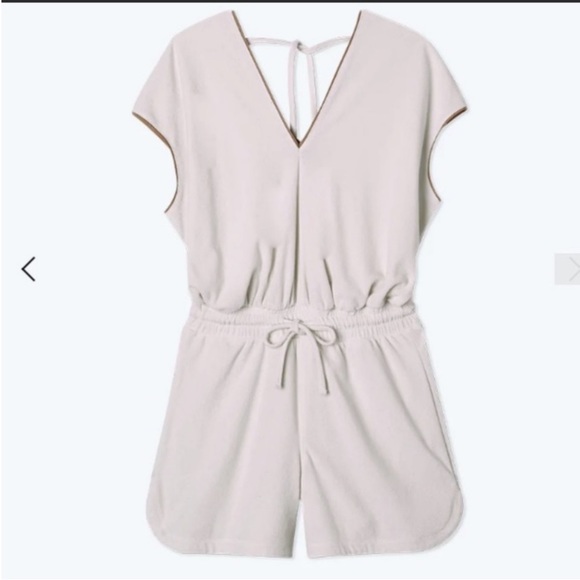 🌞SUMMERSALT the towel terry V-neck romper size M - Picture 14 of 14